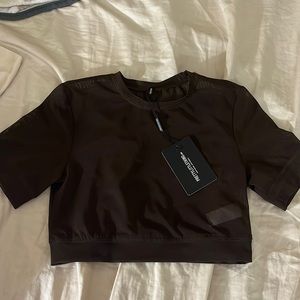 see through crop top